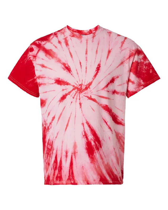 men's bold design t-shirts -Contrast Cyclone Tie-Dyed T-Shirt