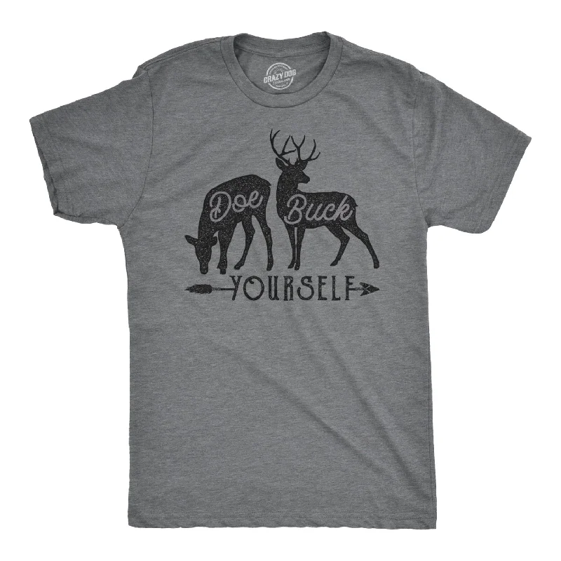 men's oversized t-shirts -Doe Buck Yourself Men's T Shirt