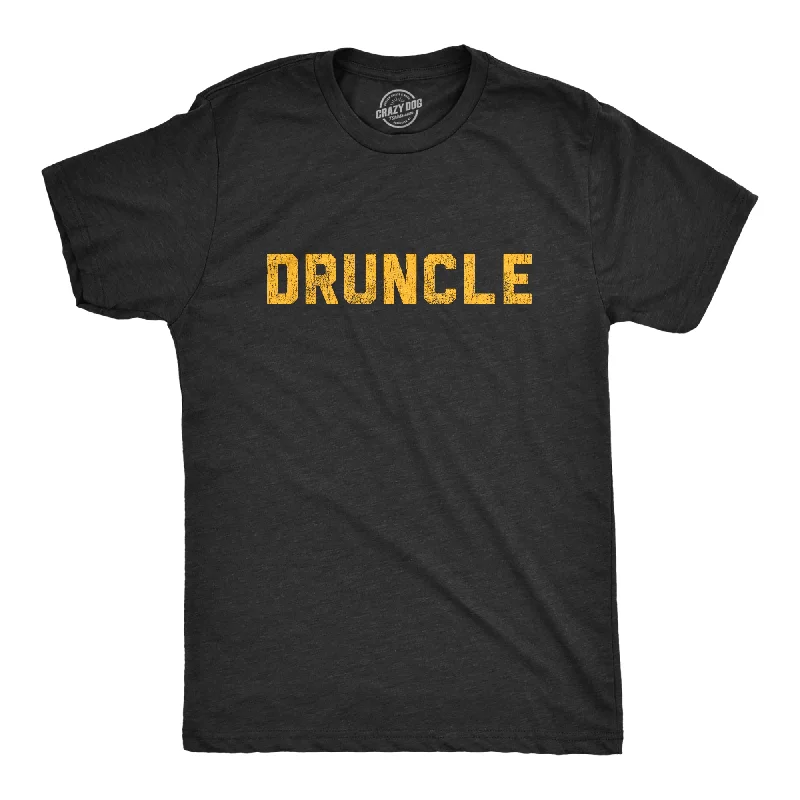 men's funny printed t-shirts -Druncle Men's T Shirt