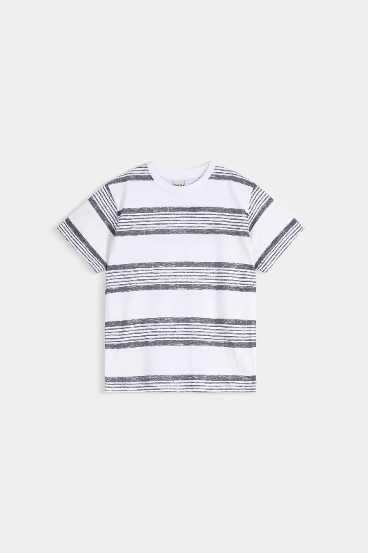 men's graphic design t-shirts -Striped T-SHIRT