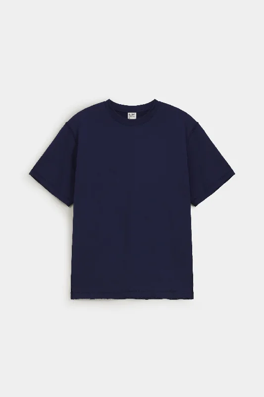 men's daily wear t-shirts -Crew Neck T-shirt With Ribbed Details