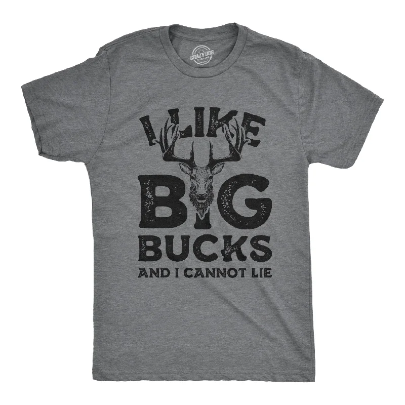 men's light t-shirts for summer -I Like Big Bucks And I Cannot Lie Men's T Shirt