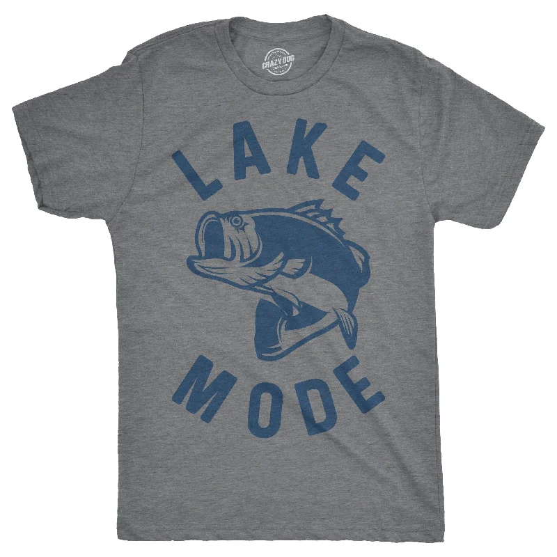 men's graphic design t-shirts -Lake Mode Men's T Shirt