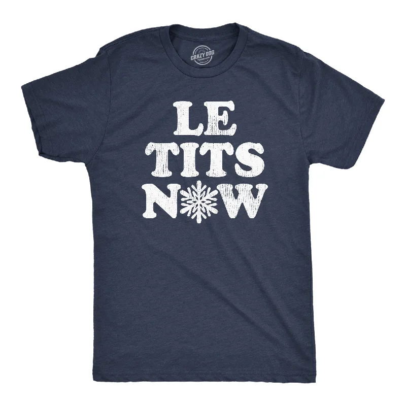 men's eco-friendly t-shirts -Le Tits Now Men's T Shirt