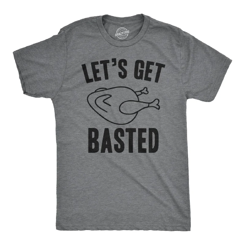 men's soft t-shirts -Let's Get Basted Men's T Shirt