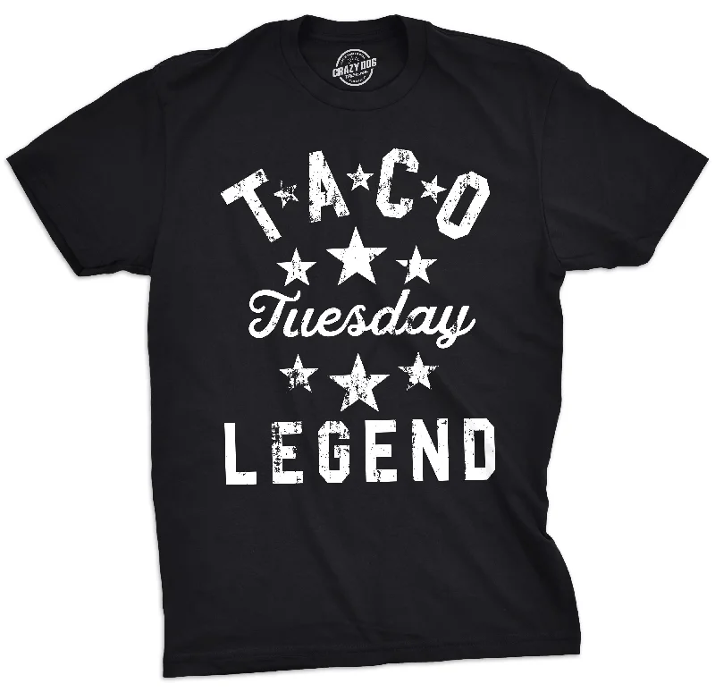 men's workout t-shirts -Taco Tuesday Legend Men's T Shirt