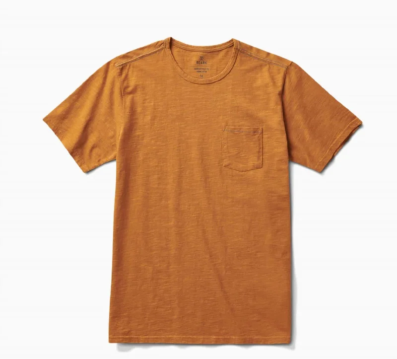 men's comfortable graphic tees -Mens Well Worn Midweight Organic Knit In Copper