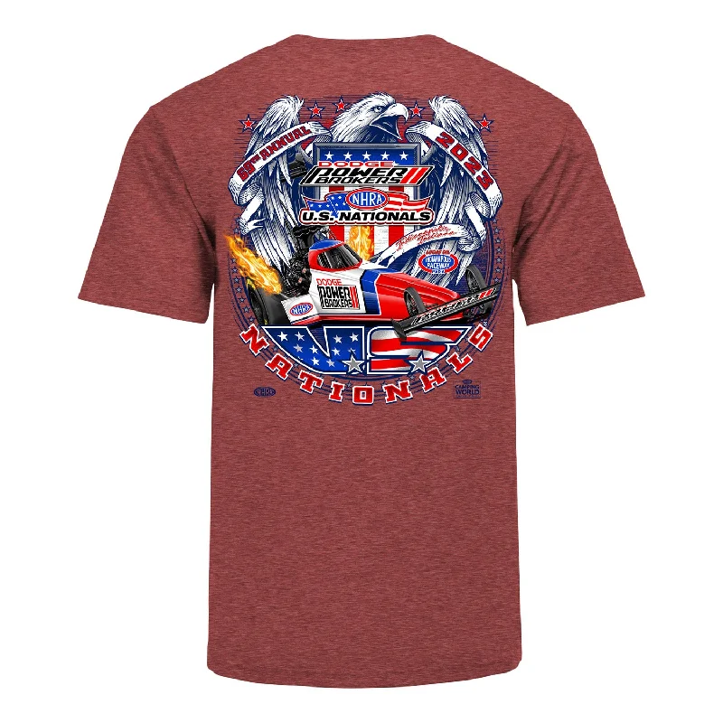 men's comfortable summer tees -Dodge Power Brokers NHRA U.S. Nationals Event T-Shirt