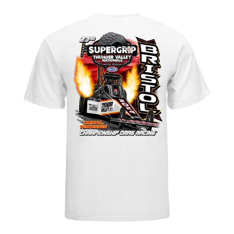 men's basic white t-shirts -Super Grip NHRA Thunder Valley Nationals Event Shirt