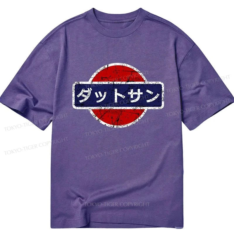 men's long sleeve t-shirts -Tokyo-Tiger Datsun Vintage Japanese Car Classic T-Shirt