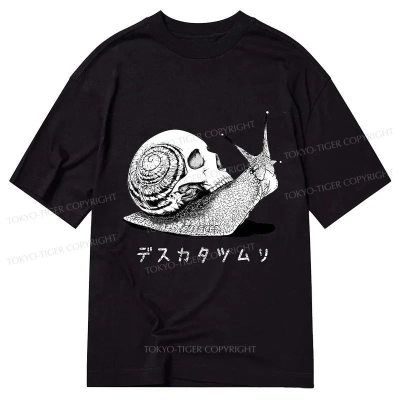 men's performance t-shirts -Tokyo-Tiger Death Snail Manga Classic T-Shirt