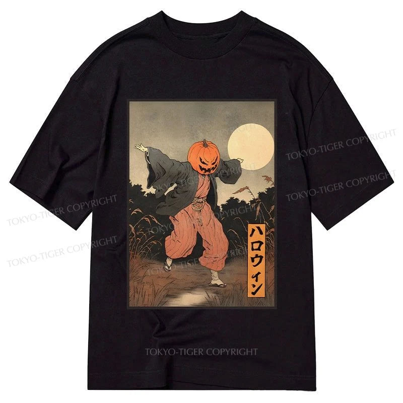 men's light t-shirts for summer -Tokyo-Tiger Japanese Pumpkin Monster Classic T-Shirt