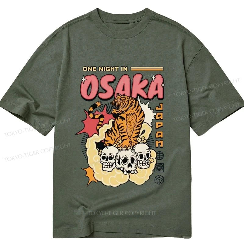 men's stylish t-shirts for casual wear -Tokyo-Tiger Osaka Tiger Classic T-Shirt