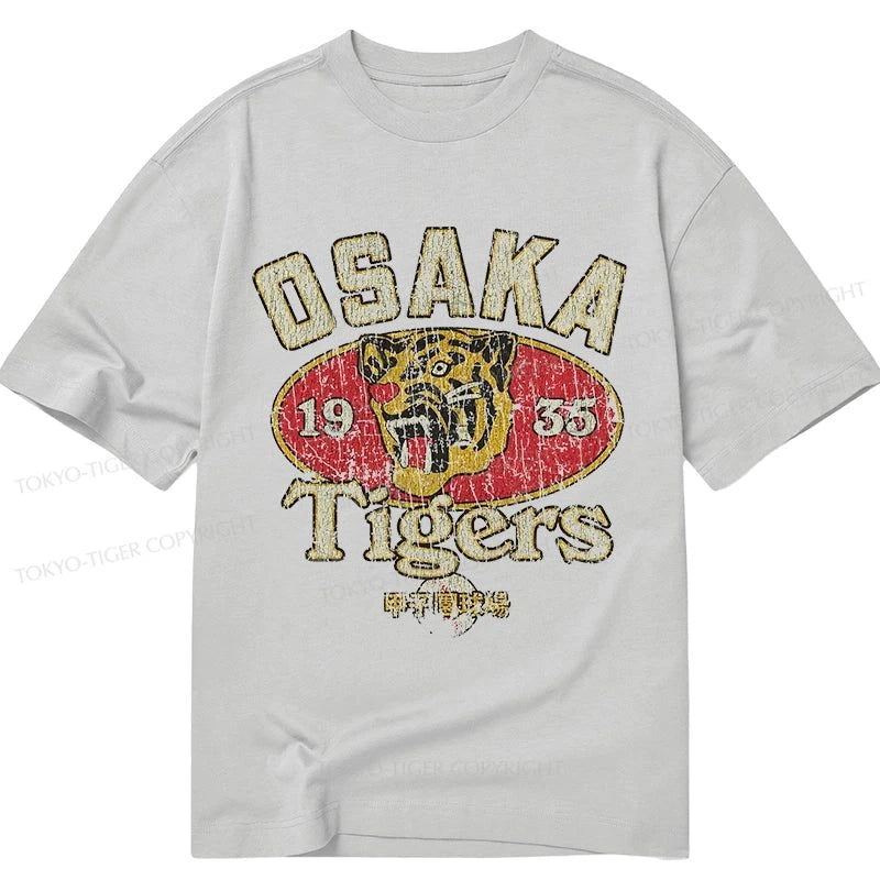 men's basic t-shirts -Tokyo-Tiger Osaka Tigers 1935 Classic T-Shirt