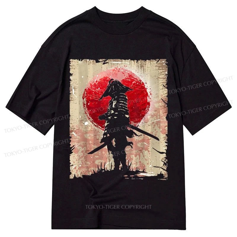 men's comfortable graphic tees -Tokyo-Tiger Samurai Classic T-Shirt