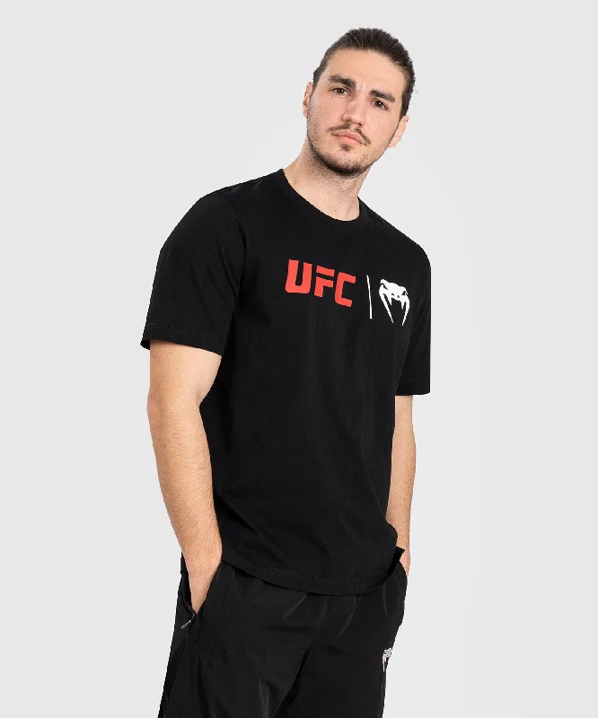 men's designer t-shirts -UFC Venum Classic T-Shirt - Black/Red