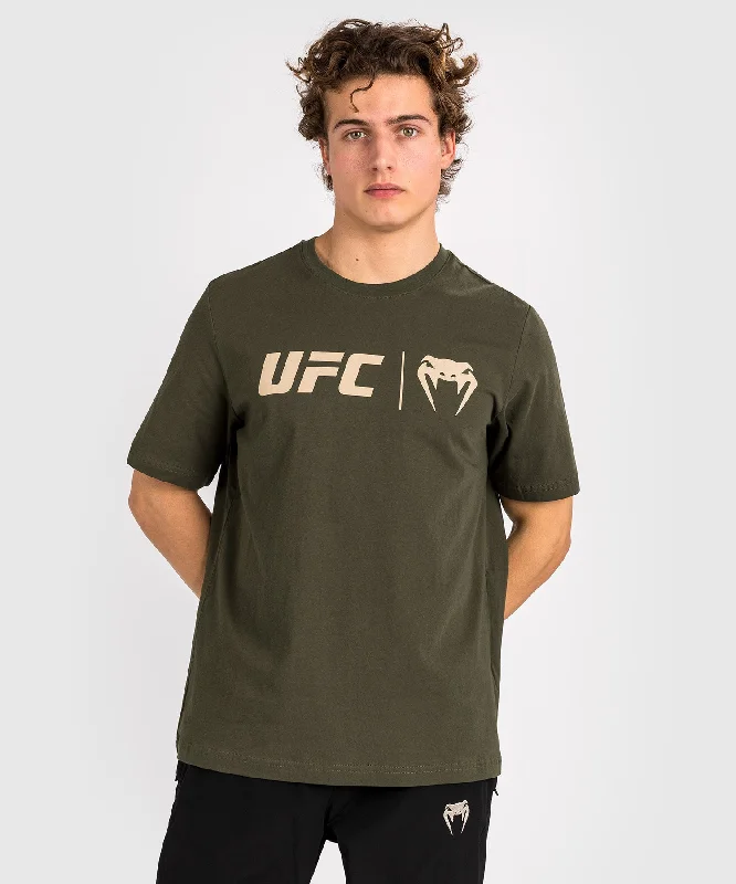 men's eco-friendly t-shirts -UFC Venum Classic T-Shirt - Khaki/Bronze