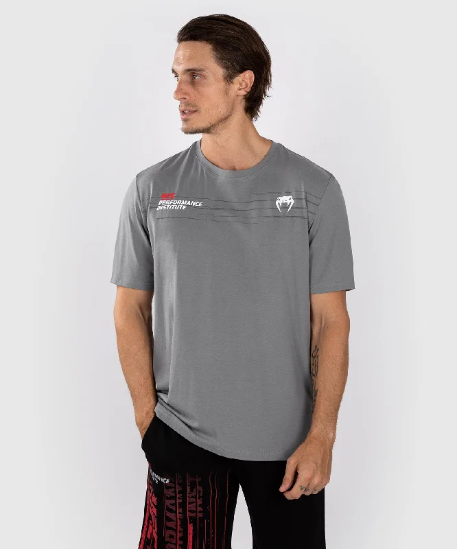 men's relaxed fit t-shirts -UFC Venum Performance Institute 2.0 Men’s T-Shirt - Grey