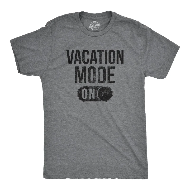 men's designer t-shirts -Vacation Mode Men's T Shirt