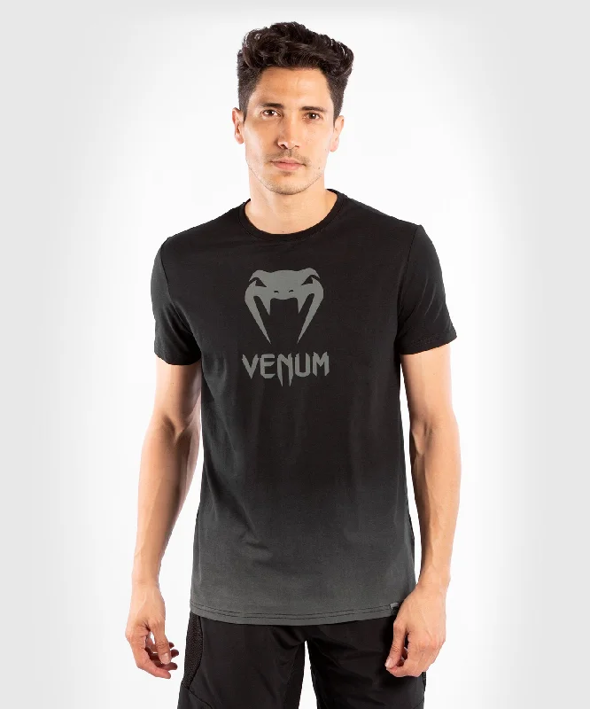 men's high-quality t-shirts -Venum Classic T-shirt - Black/Dark Grey