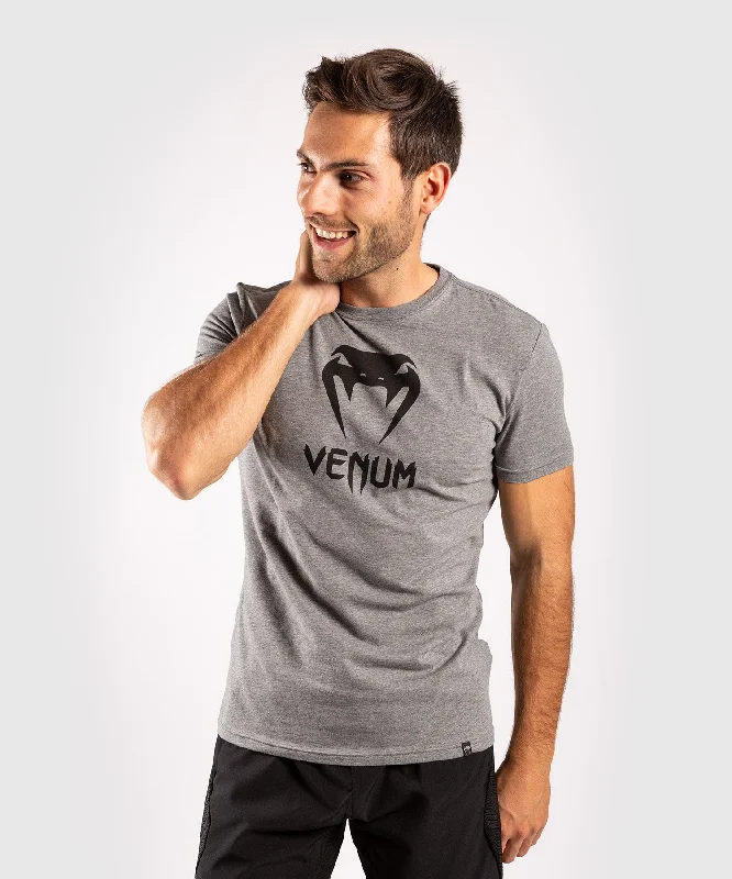 men's colorful graphic tees for summer -Venum Classic T-shirt - Heather Grey