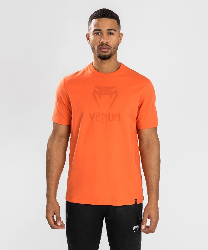 men's funny printed t-shirts -Venum Classic T-Shirt - Orange/Orange