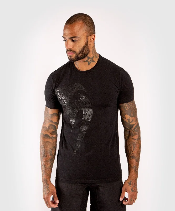 men's comfortable cotton t-shirts -Venum Giant T-shirt - Matte/Black