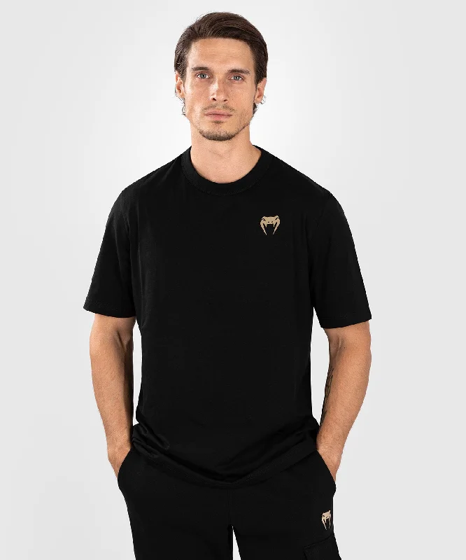 men's athletic fit t-shirts -Venum Gorilla Jungle T-Shirt - Black/Sand