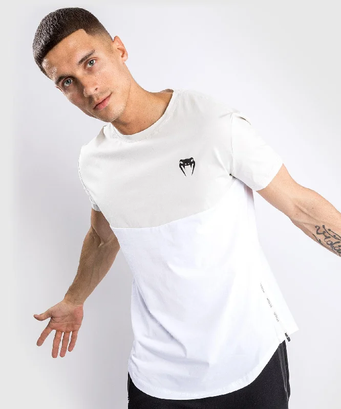 men's long sleeve t-shirts -Venum Laser T-shirt - White