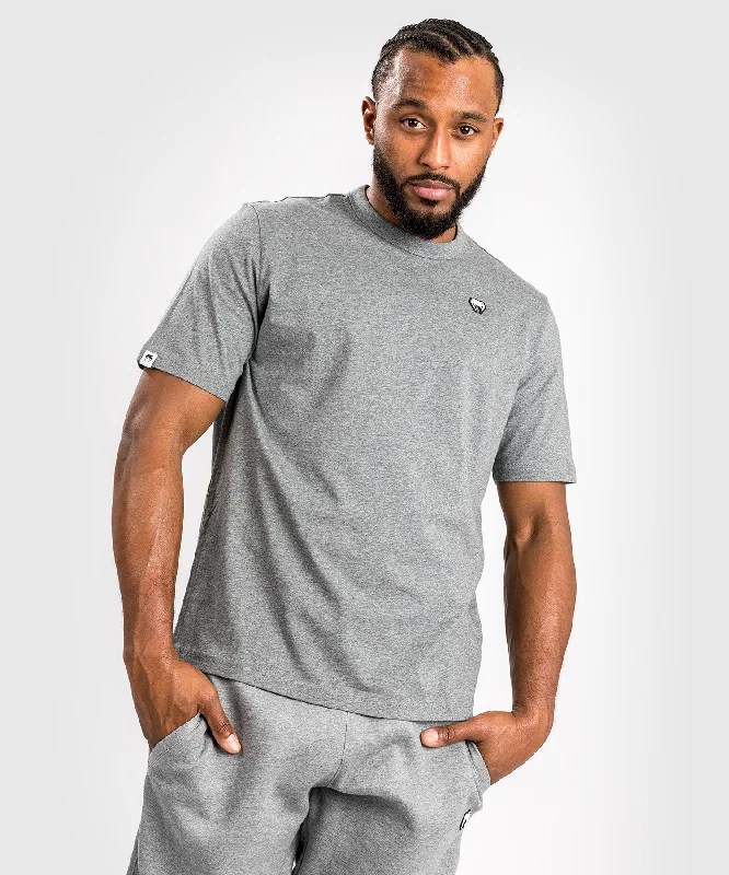 men's classic t-shirts -Venum Silent Power Lite T-Shirt - Light Heather Grey