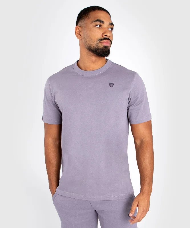 men's simple stylish t-shirts -Venum Silent Power T-Shirt - Lavender Grey