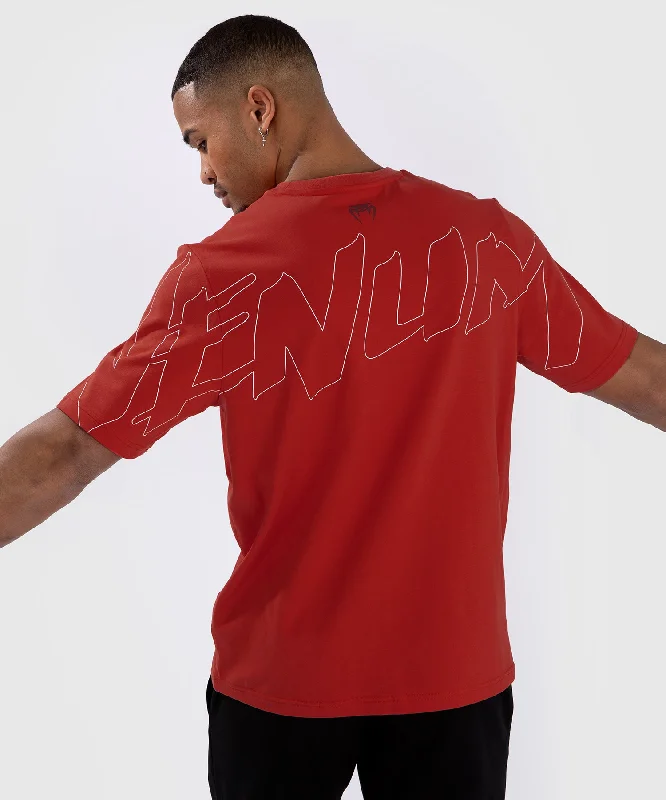 men's comfortable graphic tees -Venum Snake Print T-Shirt - Red