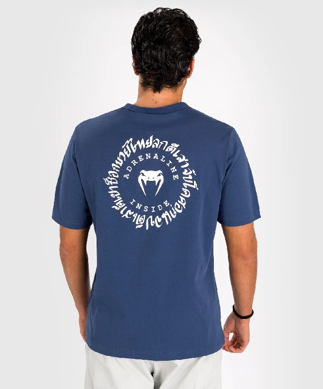 men's comfortable summer tees -Venum Strikeland  T-Shirt - Navy Blue