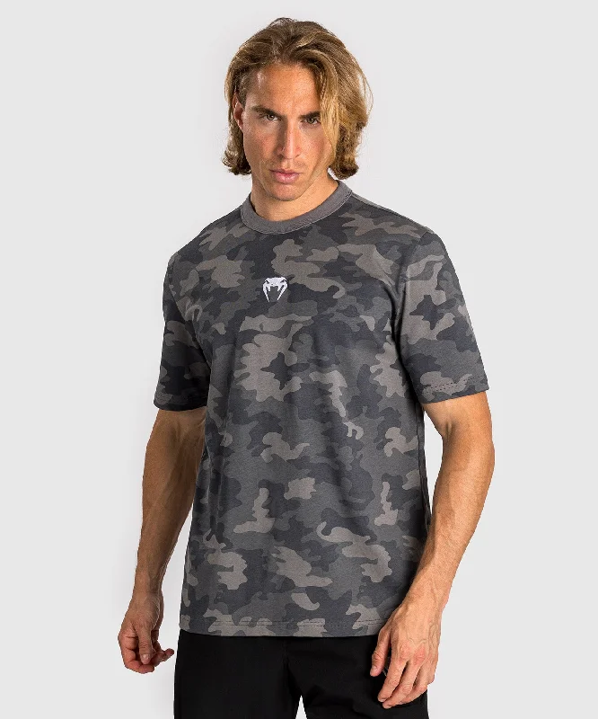 men's v-neck t-shirts -Venum Vortex XL Men's T–Shirt - Anthracite Camo