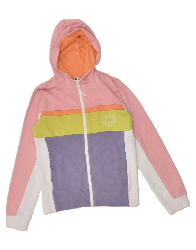 men's casual v-neck sweaters -ARENA Girls Zip Hoodie Sweater 11-12 Years Multicoloured Colourblock