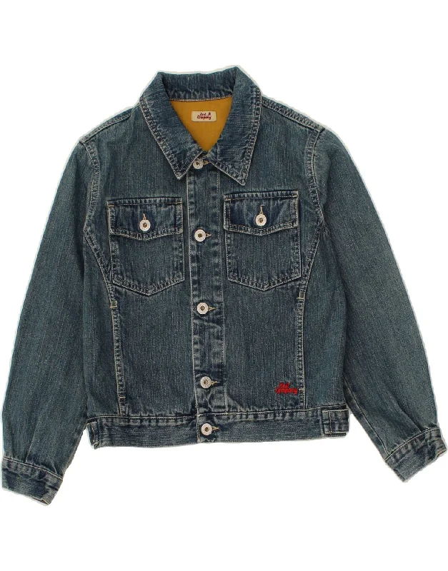 men's classic jackets -BEST COMPANY Boys Denim Jacket 9-10 Years Blue Cotton