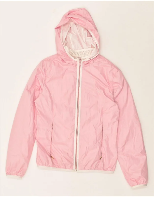 men's athletic jackets for outdoor -FAY Girls Hooded Rain Jacket 11-12 Years Pink