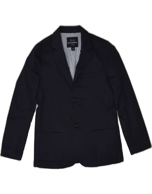 men's sports jackets for work -HARMONT & BLAINE Boys 2 Button Blazer Jacket 7-8 Years Navy Blue