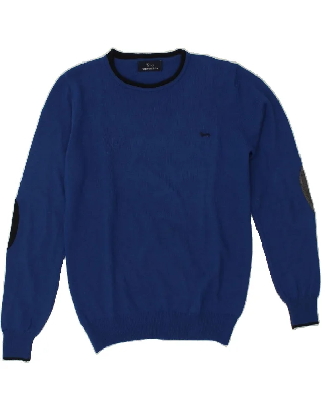 men's festive sweaters -HARMONT & BLAINE Boys Crew Neck Jumper Sweater 11-12 Years Navy Blue