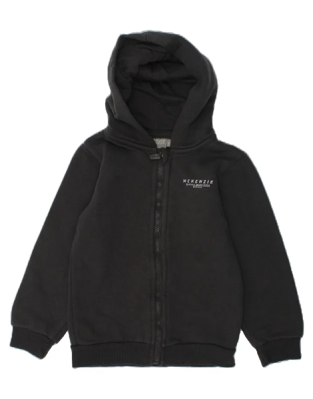 men's high-quality cashmere sweaters -MCKENZIE Girls Zip Hoodie Sweater 7-8 Years Black Polyester