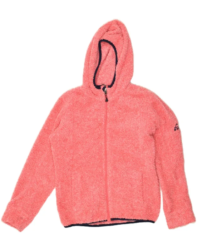 men's versatile jackets for fall -MCKINLEY Girls Hooded Fleece Jacket 11-12 Years Pink Polyester