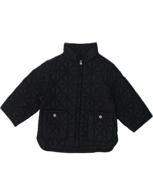 men's quilted jackets -MONCLER Baby Boys Quilted Jacket 9-12 Months Navy Blue Polyamide