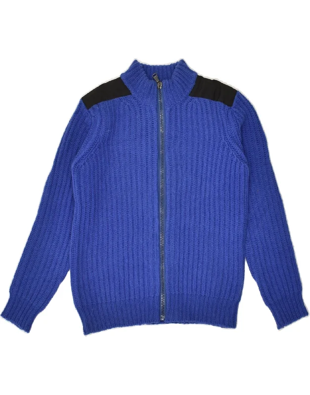 men's versatile knit sweaters -MONCLER Girls Cardigan Sweater 7-8 Years Blue