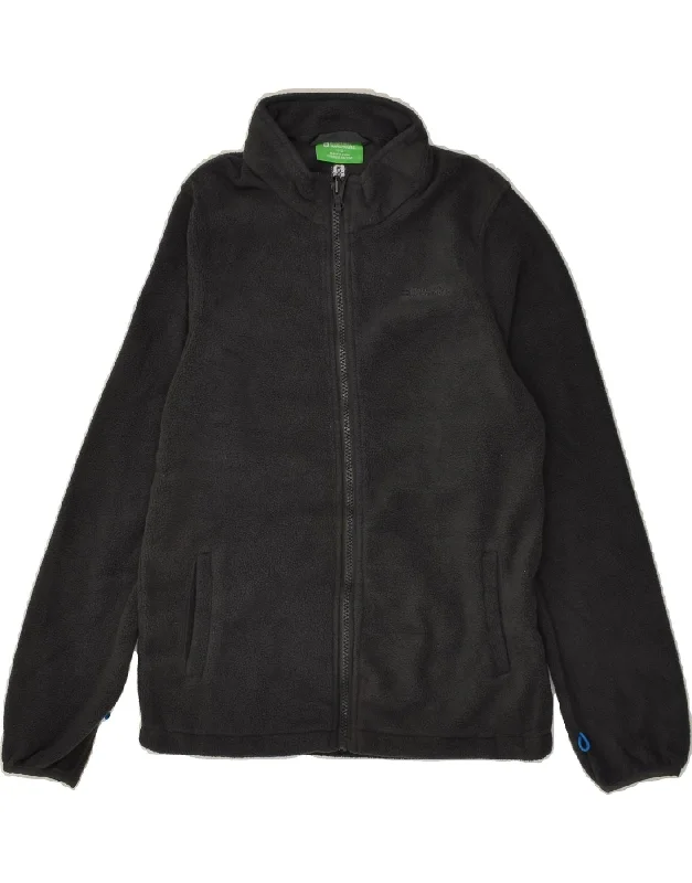 men's stylish denim jackets -MOUNTAIN WAREHOUSE Boys Fleece Jacket 11-12 Years Grey Polyester