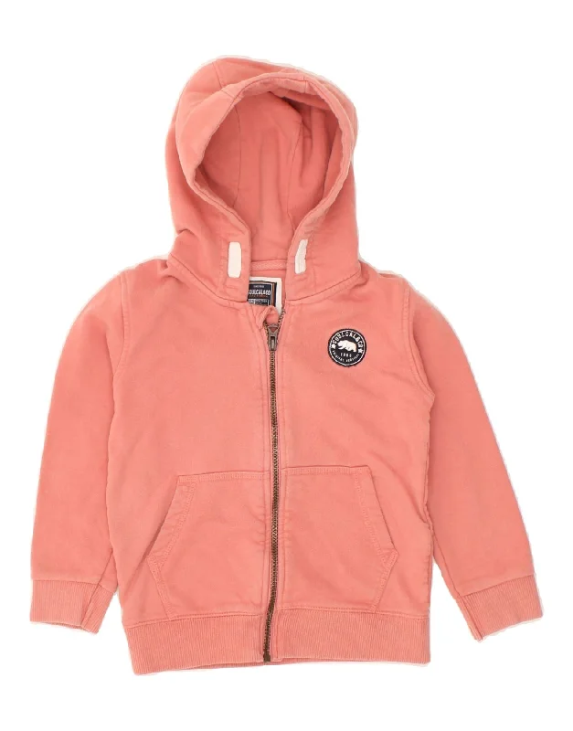 men's breathable wool sweaters -SOULCAL&CO Girls Zip Hoodie Sweater 5-6 Years Orange Cotton