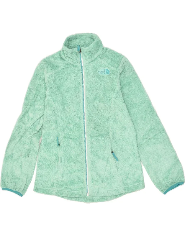 men's slim-fit jackets -THE NORTH FACE Girls Fleece Jacket 14-15 Years Large  Green Polyester