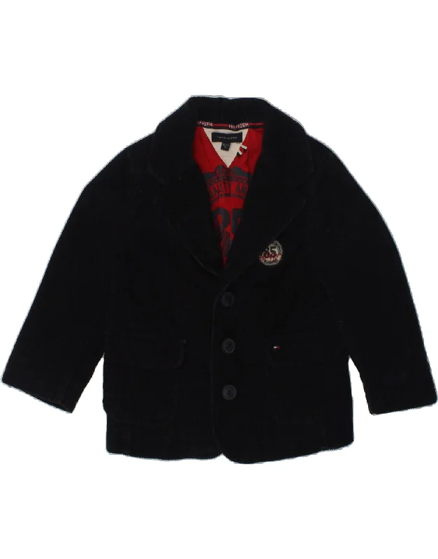 men's slim-fit jackets for work -TOMMY HILFIGER Baby Boys 3 Button Blazer Jacket 18-24 Months Navy Blue